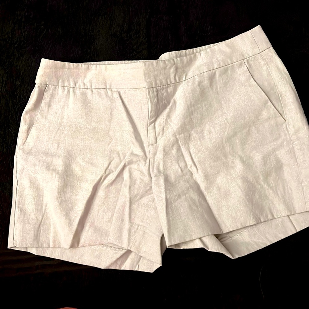 Banana Republic Shorts-Metallic/Gray Size 8